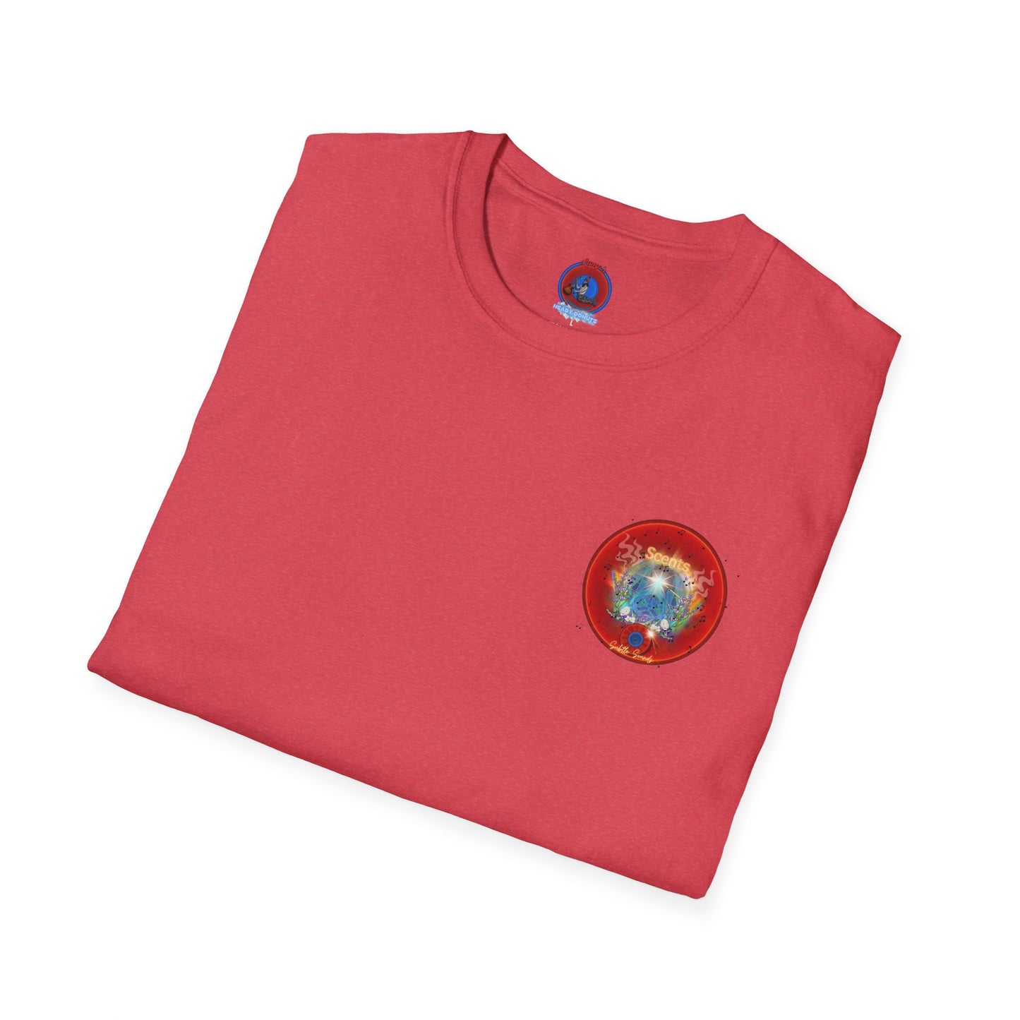 Classic Donut Tee - Unisex Soft-Style - "The Sweet Smell of Donuts" - series 1.0  - red donut