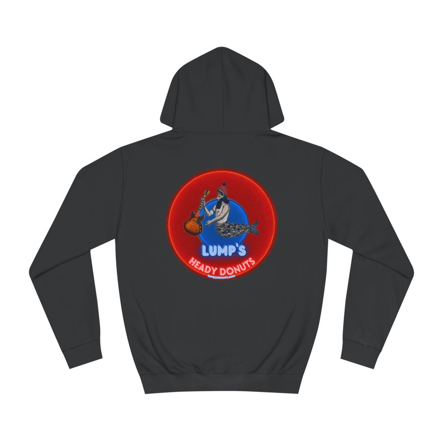 Harriette's Hoodie - with Lumpy Donuts - Official Lumpy Logo - Variant #2 - Red Donuts