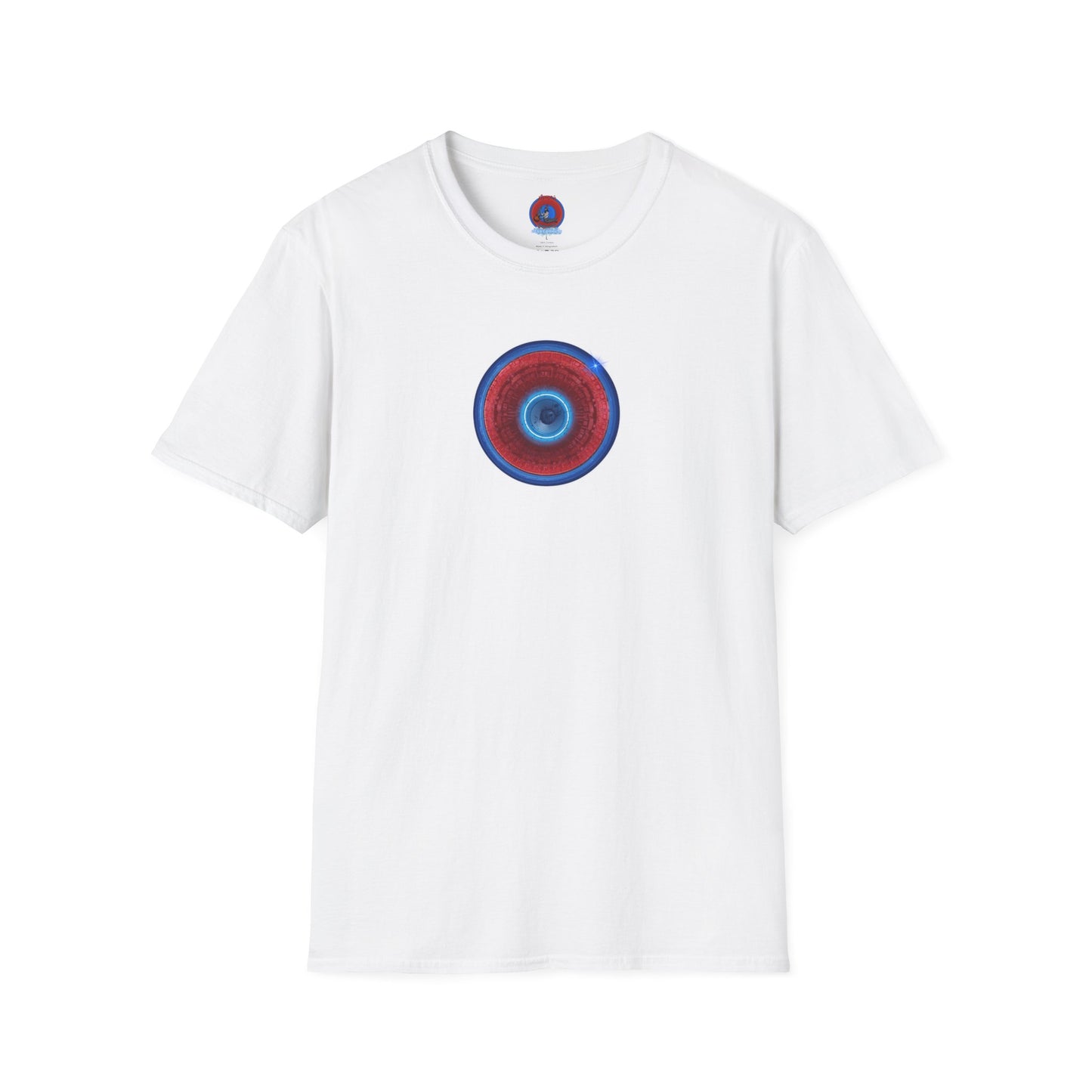 Classic Donut Tee - Unisex Soft-Style - "Homer's Perfect Donut" - series 1.0  - variant 2 - dark blue edging