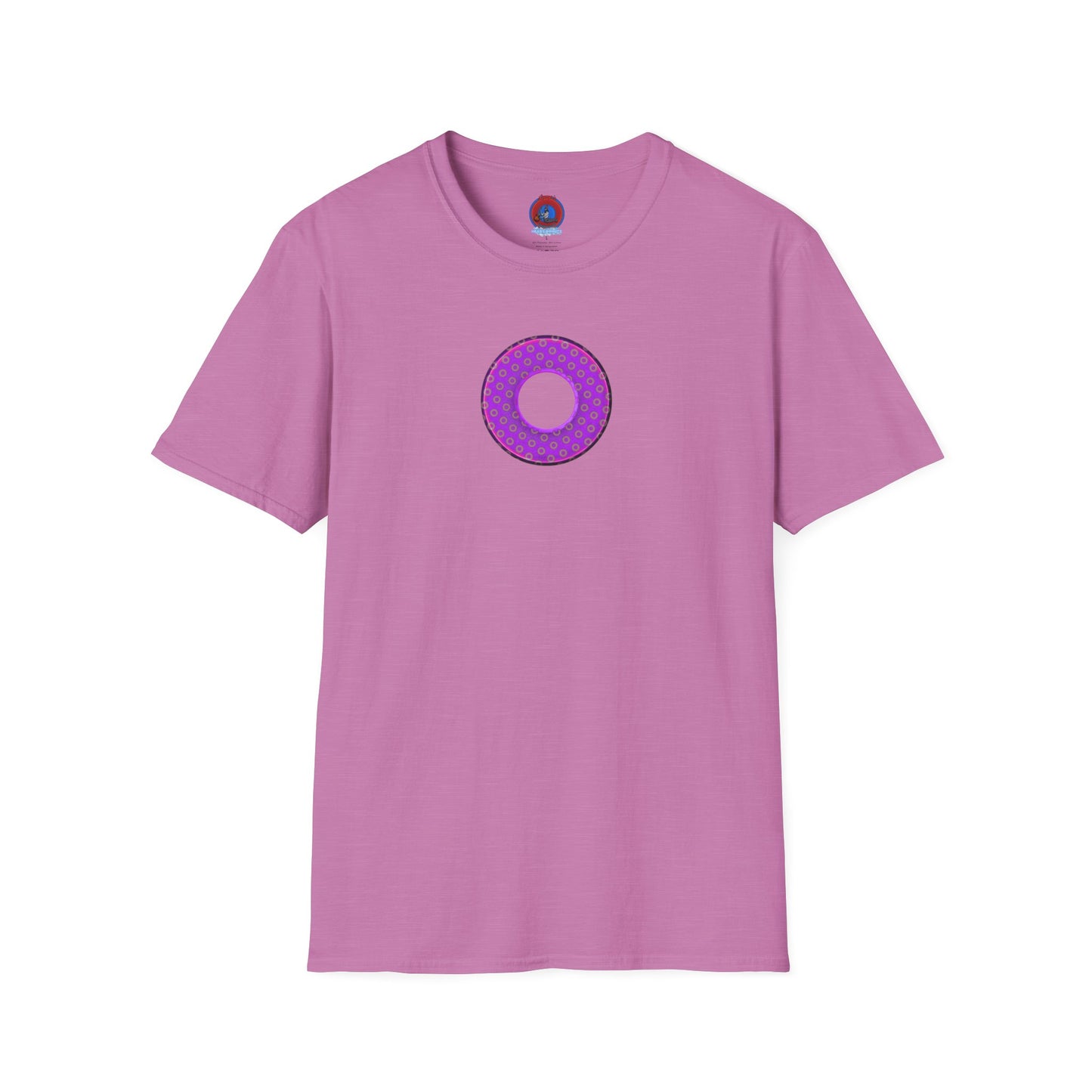Plain Donuts/Unisex Soft-Style - "Plain Electric Paradoxical Donuts" - purple/mauve donuts