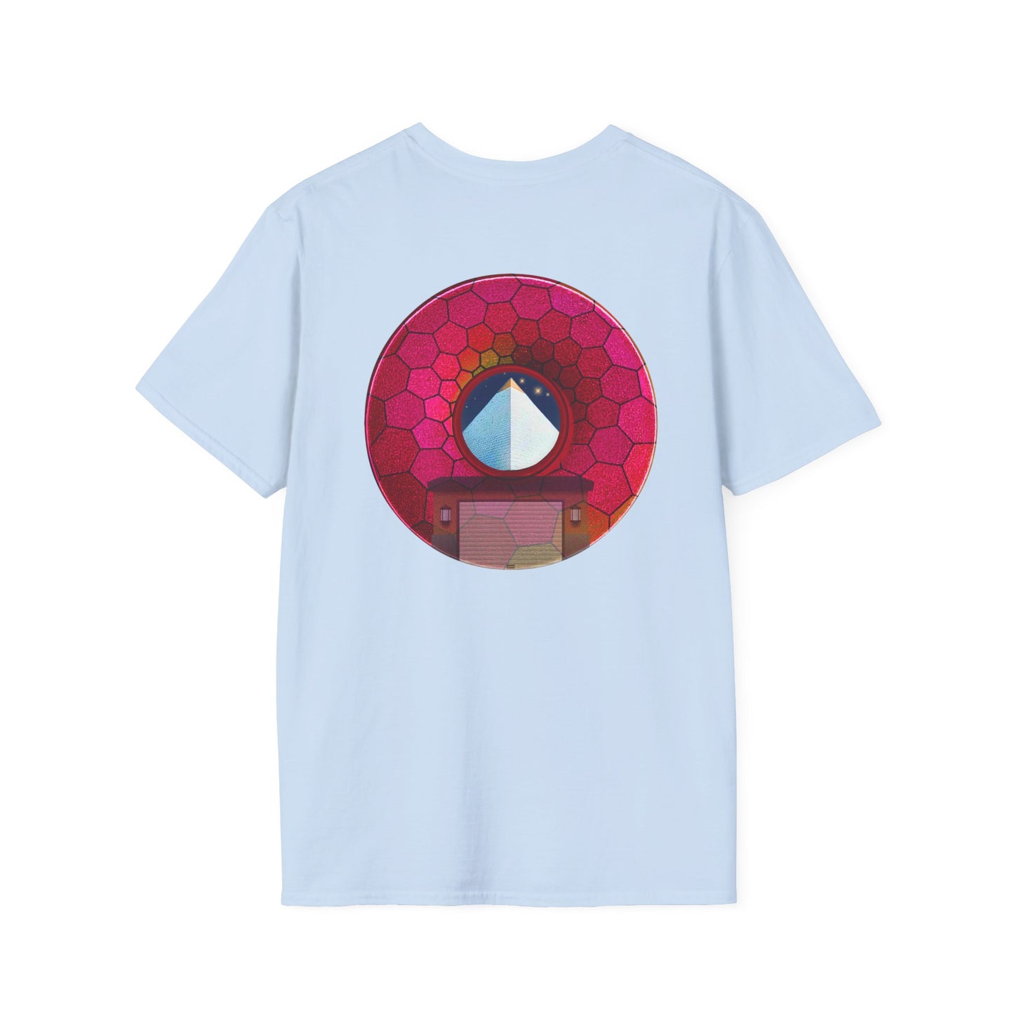 Classic Donut Tee - Unisex Soft-Style - "Limestone Donuts so Large" - variant 6 - green hexadonut
