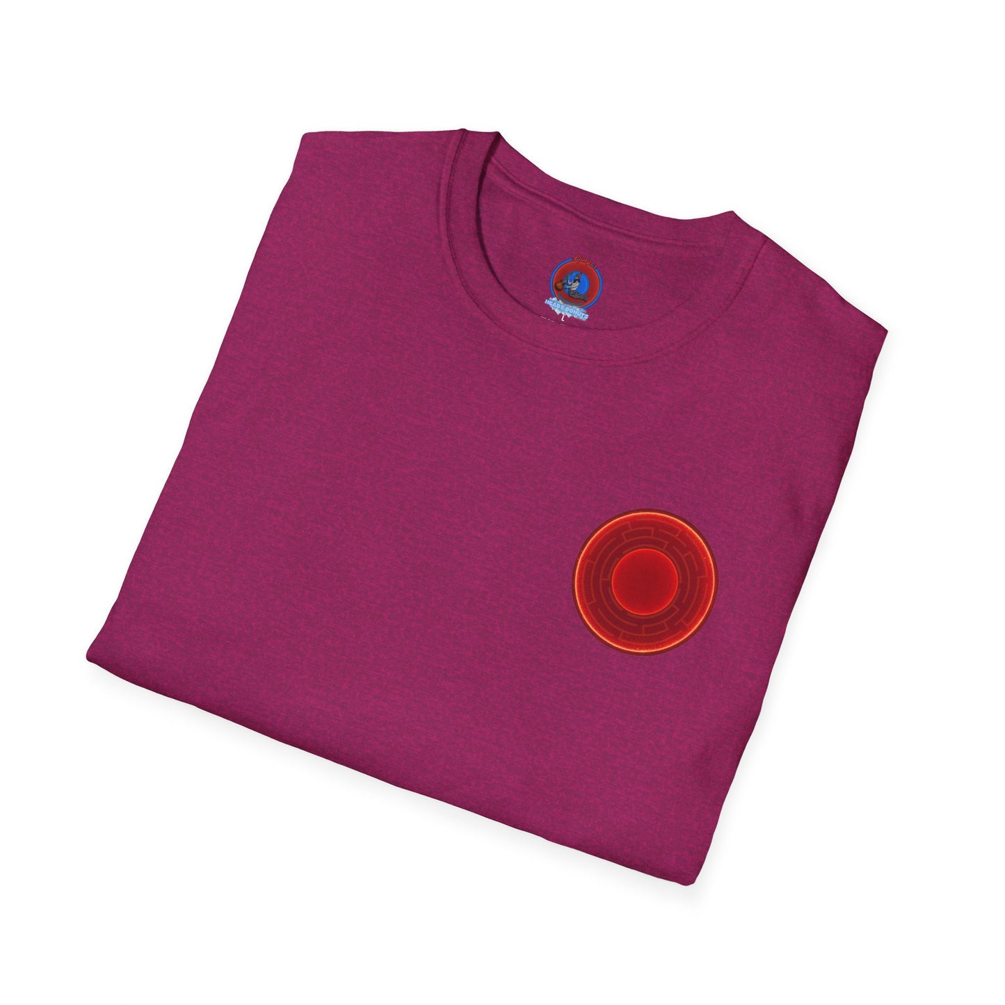 Classic Donut Tee - Unisex Soft-Style - "The Amazing Donut" - series 1.0 - variant 1 - red donut