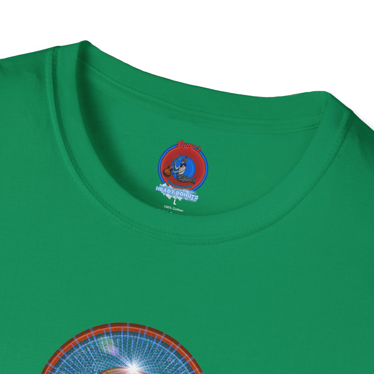Classic Donut Tee - Unisex Soft-Style - "Donuts: Conjurers of Awesome" - series 1.0  - variant 1 - blue donut