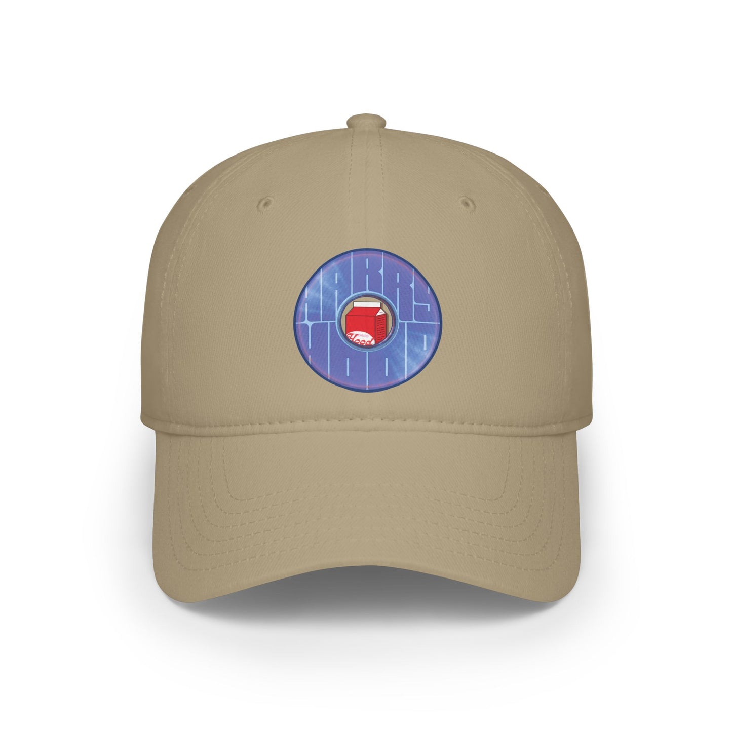 Donut Baseball Cap - "Harry Unofficial Donut Cap" - variant 3 - vivid violet/blue donut w/words