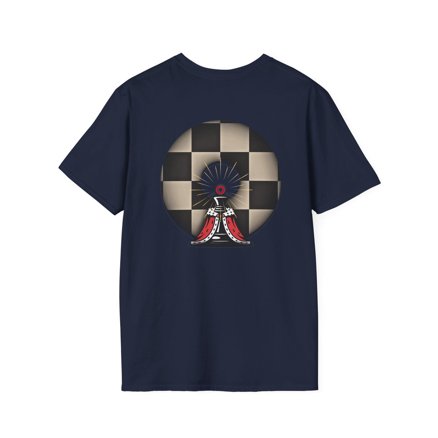 Classic Donut Tee - Unisex Soft-Style - "Bobby Phisher King's Donut no. 95" - chess donut