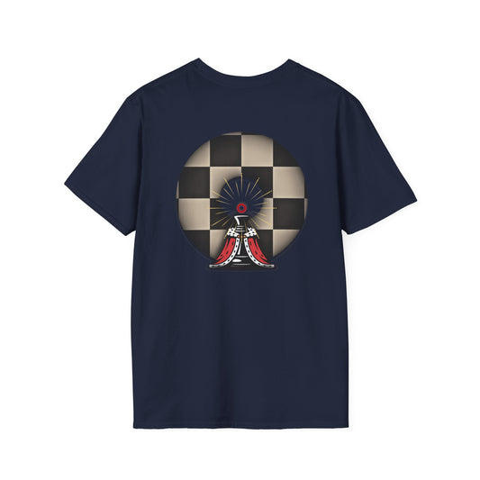 Classic Donut Tee - Unisex Soft-Style - "Bobby Phisher King's Donut no. 95" - chess donut