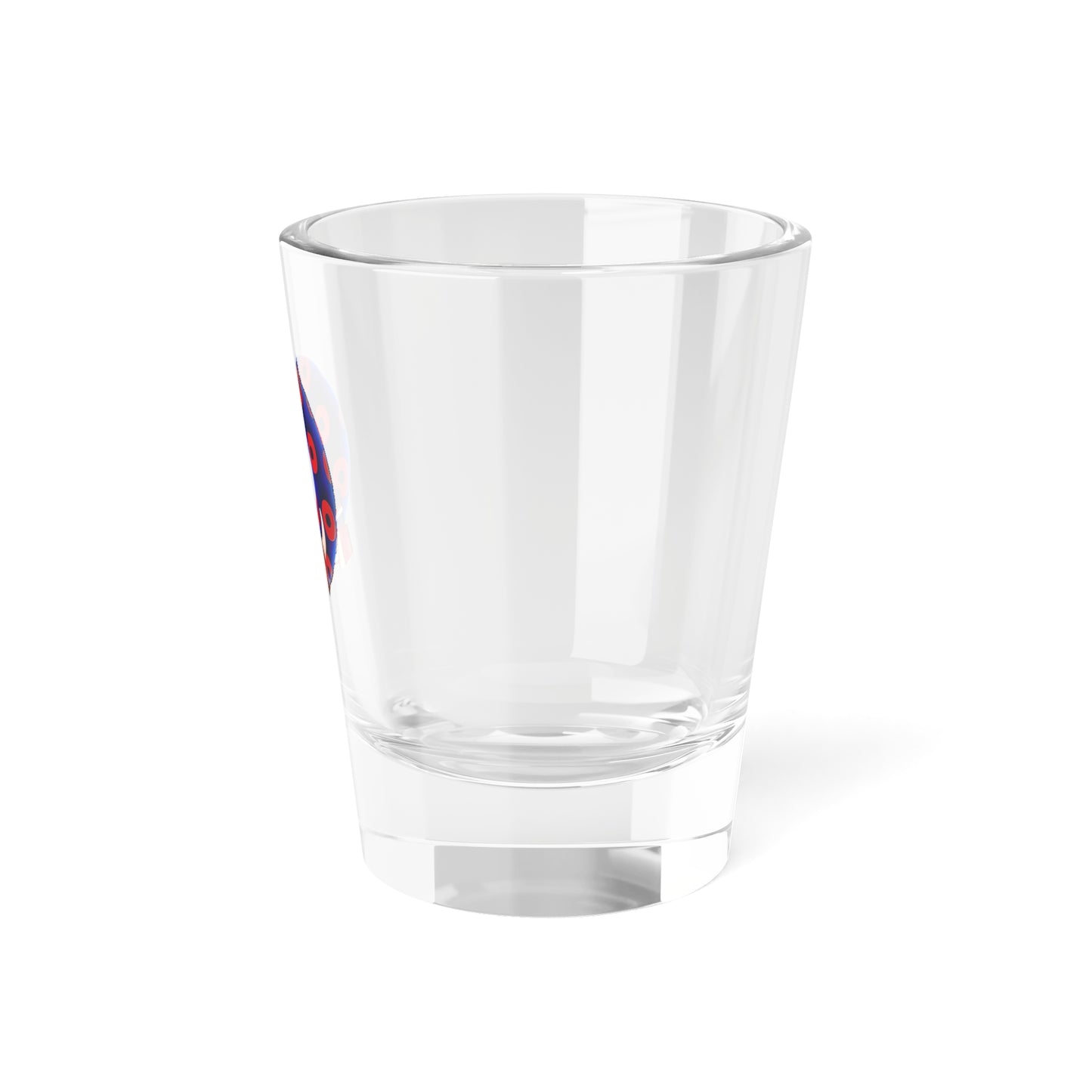 Bad Fishy Too - "Vlad's Impaling Shot Glass" - Shot Glass, 1.5oz - red/blue blimpy paradox donut