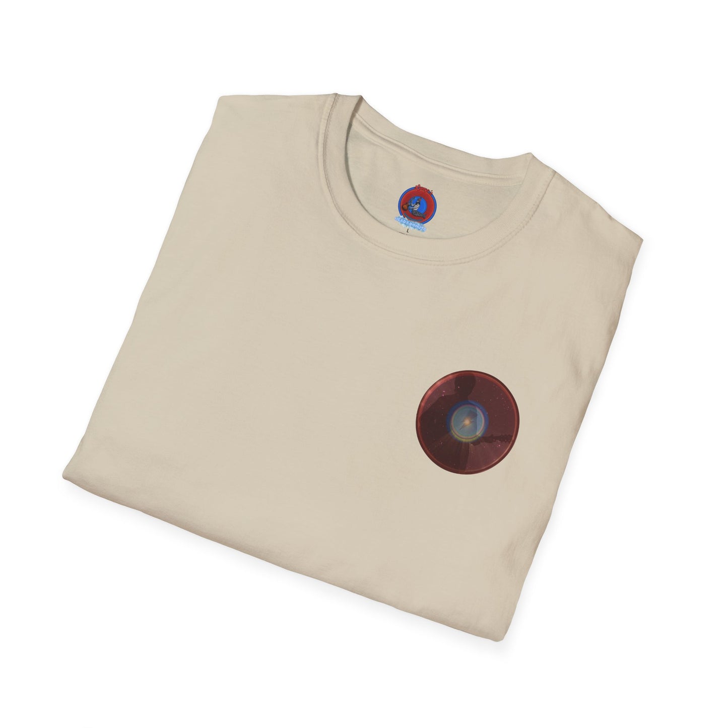 Classic Donut Tee - Unisex Soft-Style - "The Unofficial Bowie, MD Donut" - series 1.0 - crimson donut