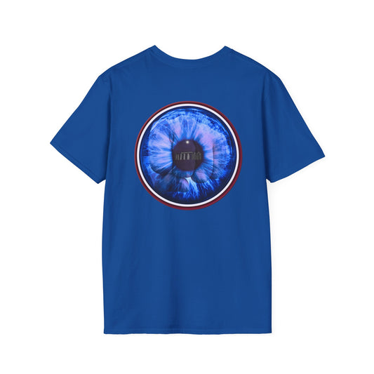 Classic Donut Tee - Unisex Soft-Style - "Wilson's Eyesore Donut Tee" - blue idonut - variant 3