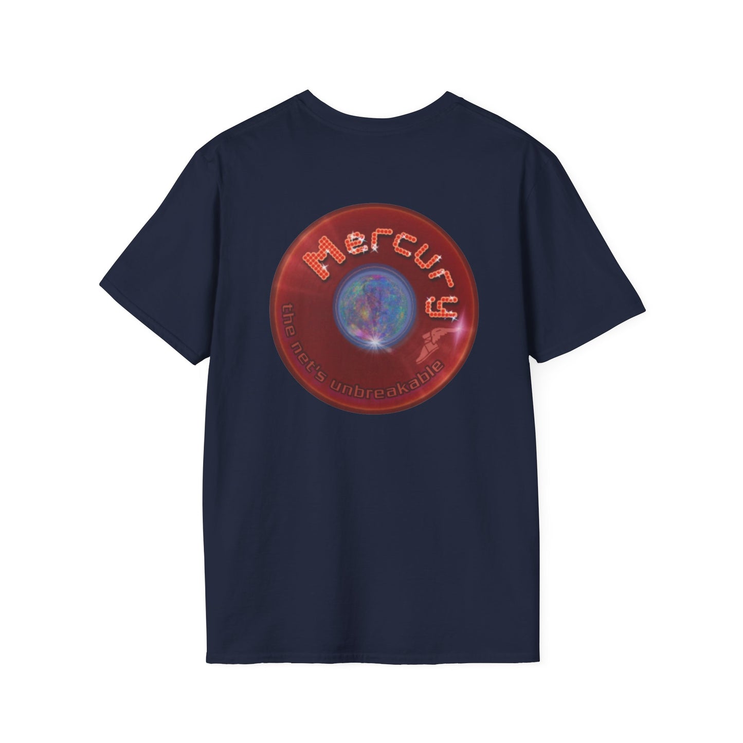 Classic Donut Tee - Unisex Soft-Style - "Donuts of the Gods" - series 1.0 - variant 2 - red donut