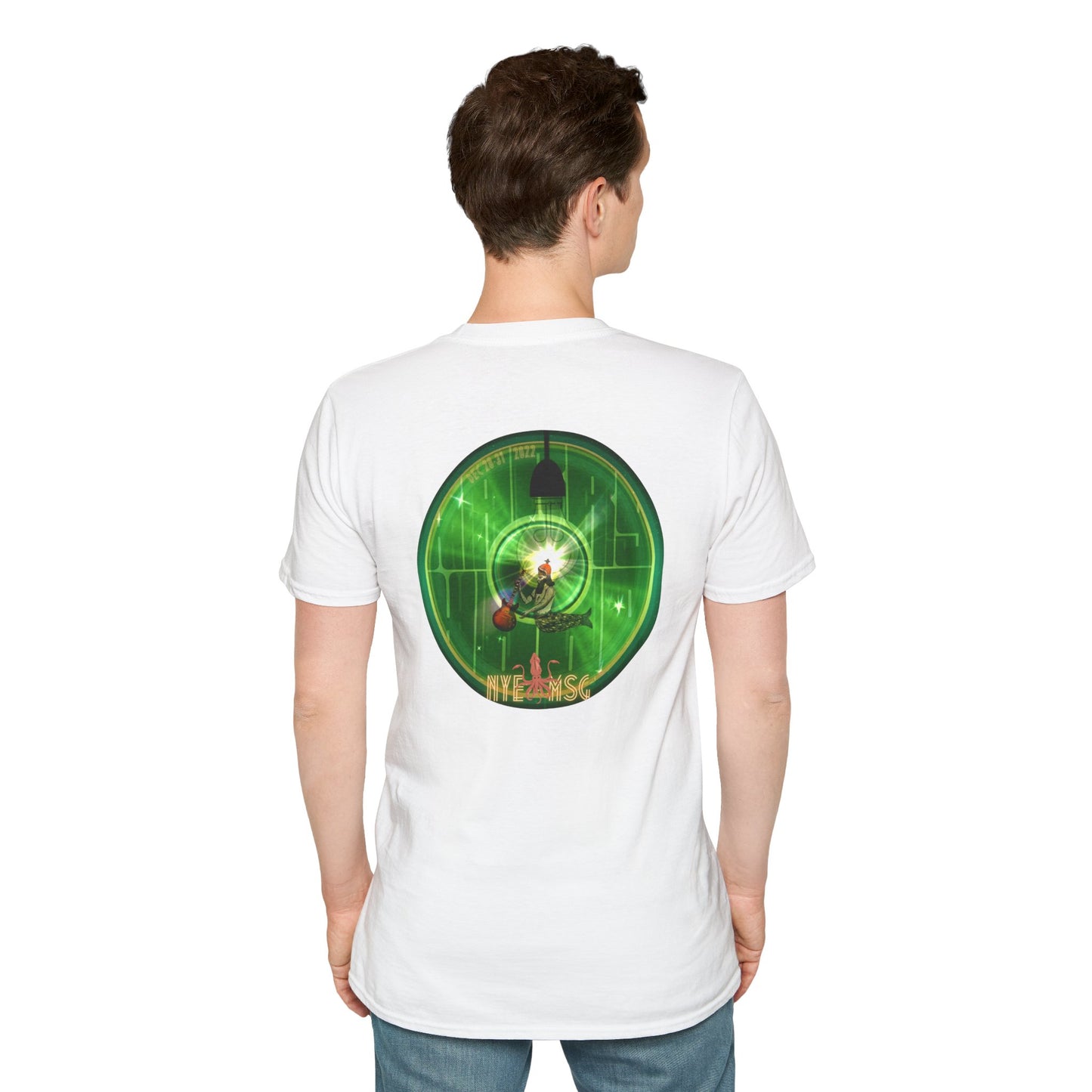 Classic Donut Tee - Unisex Soft-Style - "There was a party Dec 28-31 2022 in NYC, now tell me where were you" - series 1.0  - *green [commemorative donut]