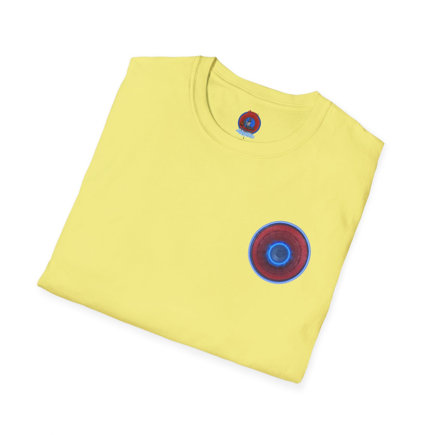 Classic Donut Tee - Unisex Soft-Style - "Homer's Pefect Donut" - series 1.0  - variant 3 - light blue edging