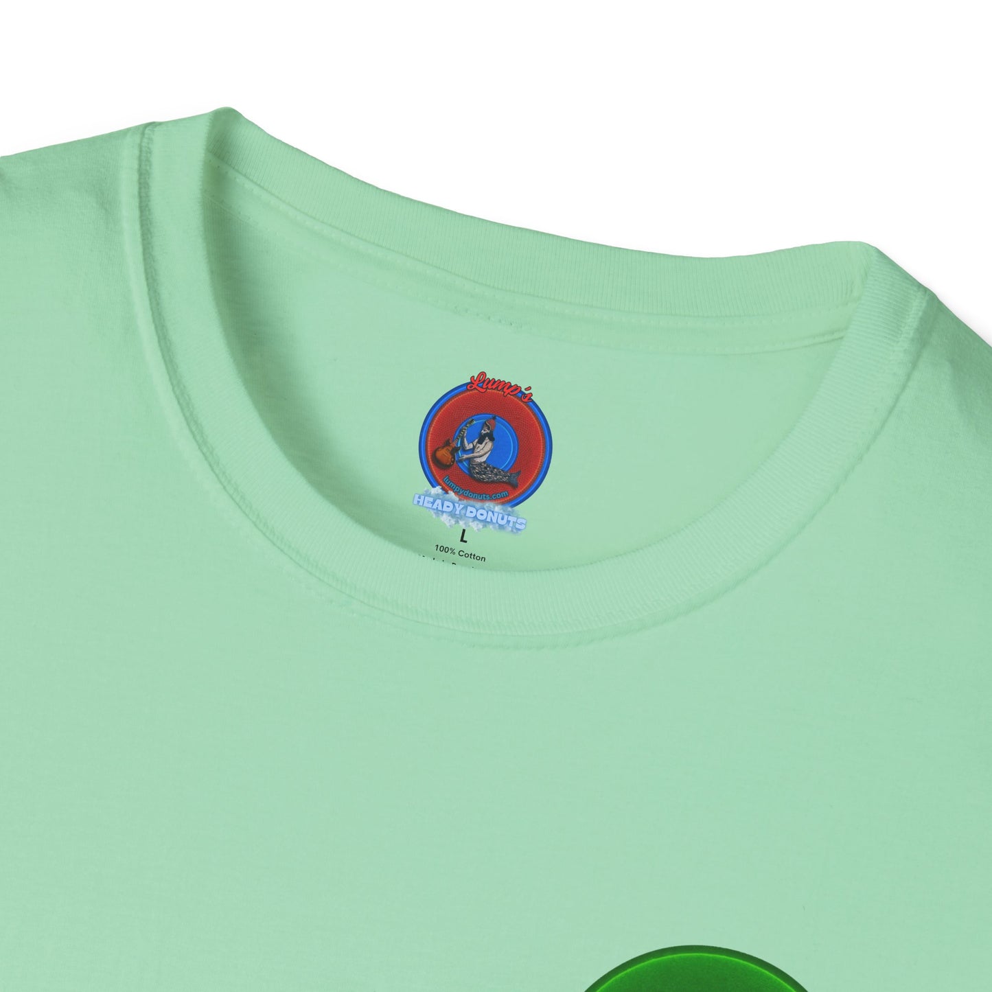 Classic Donut Tee - Unisex Soft-Style - "The Joker's Personal Tees - Ambassador Edition" - series 1.0 - variant 2 - dark teal donut