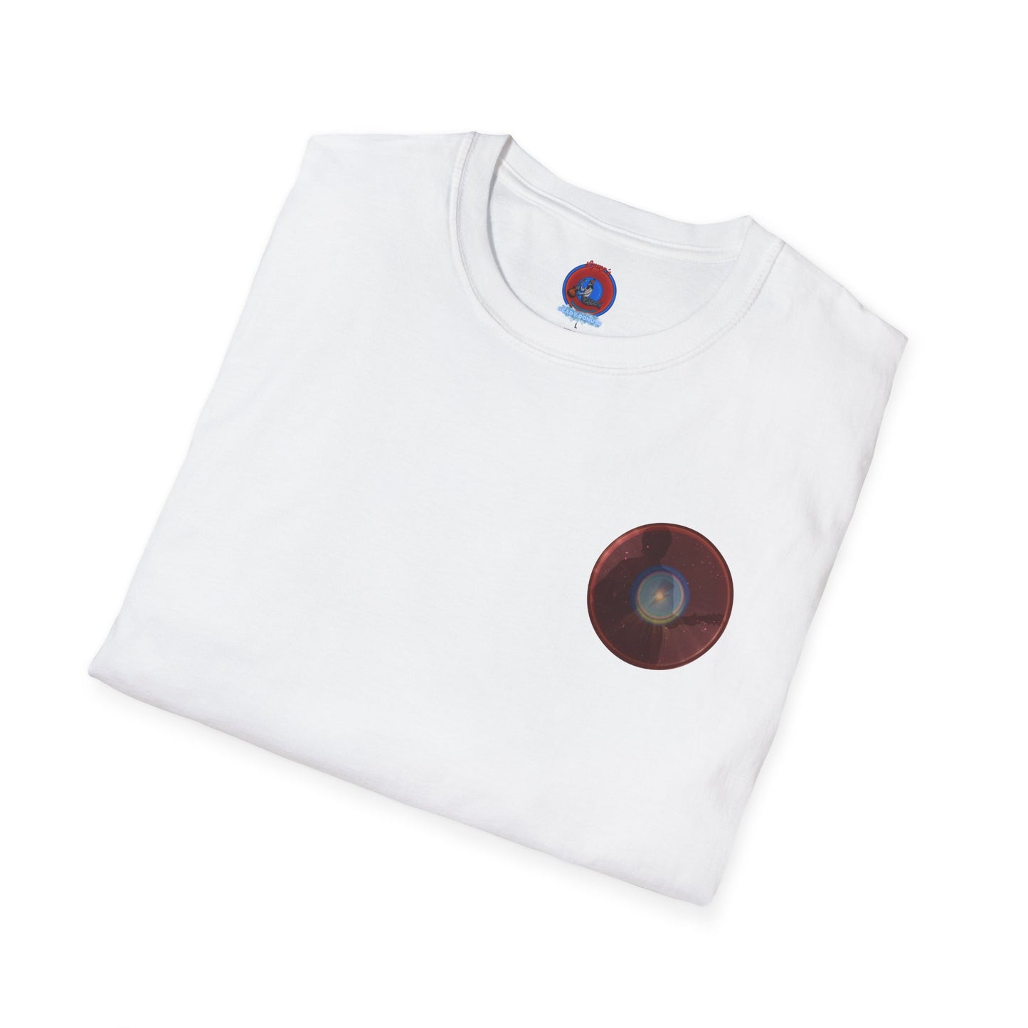 Classic Donut Tee - Unisex Soft-Style - "The Unofficial Bowie, MD Donut" - series 1.0 - crimson donut