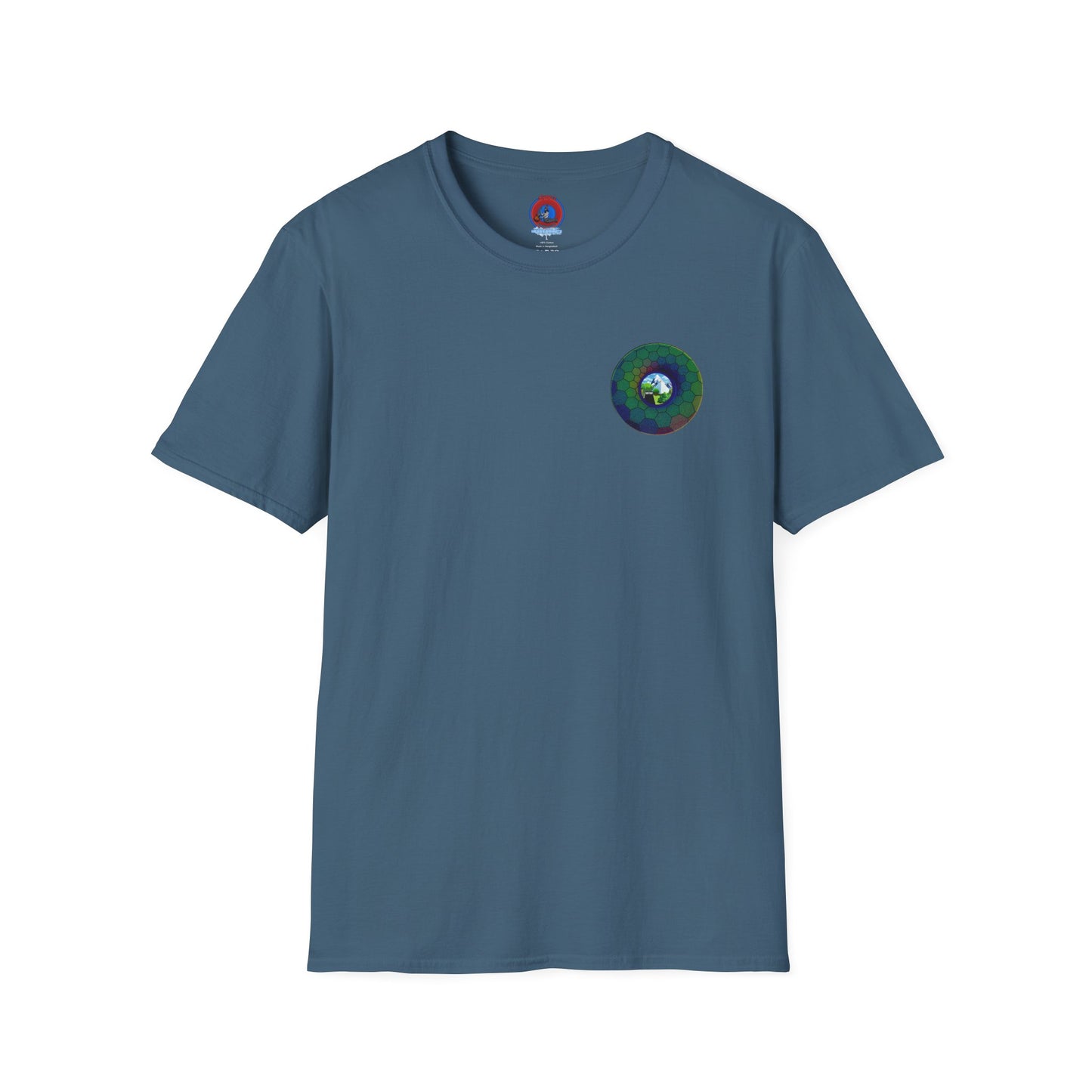 Classic Donut Tee - Unisex Soft-Style - "Mansions of South Park" - series 1.0 - variant 2 - green hexadonut