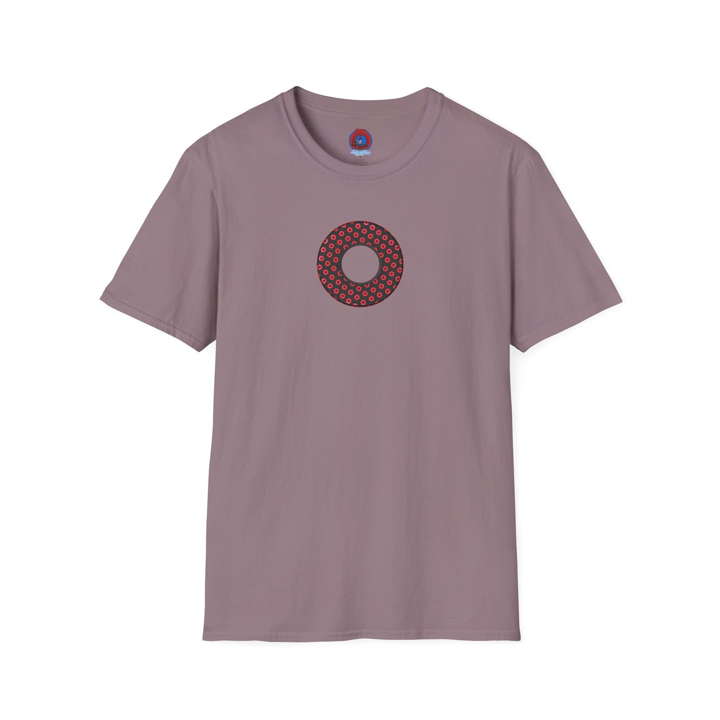 Plain Donuts/Unisex Soft-Style - "Plain Electric Paradoxical Donuts" - black/red donuts