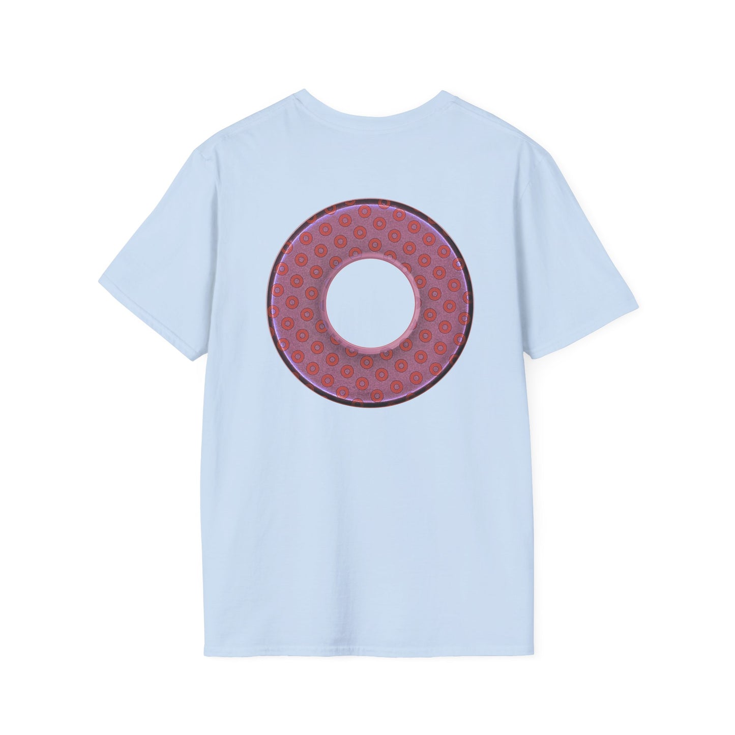 Plain Donuts/Unisex Soft-Style - "Plain Electric Paradoxical Donuts" - pink/mauve donuts