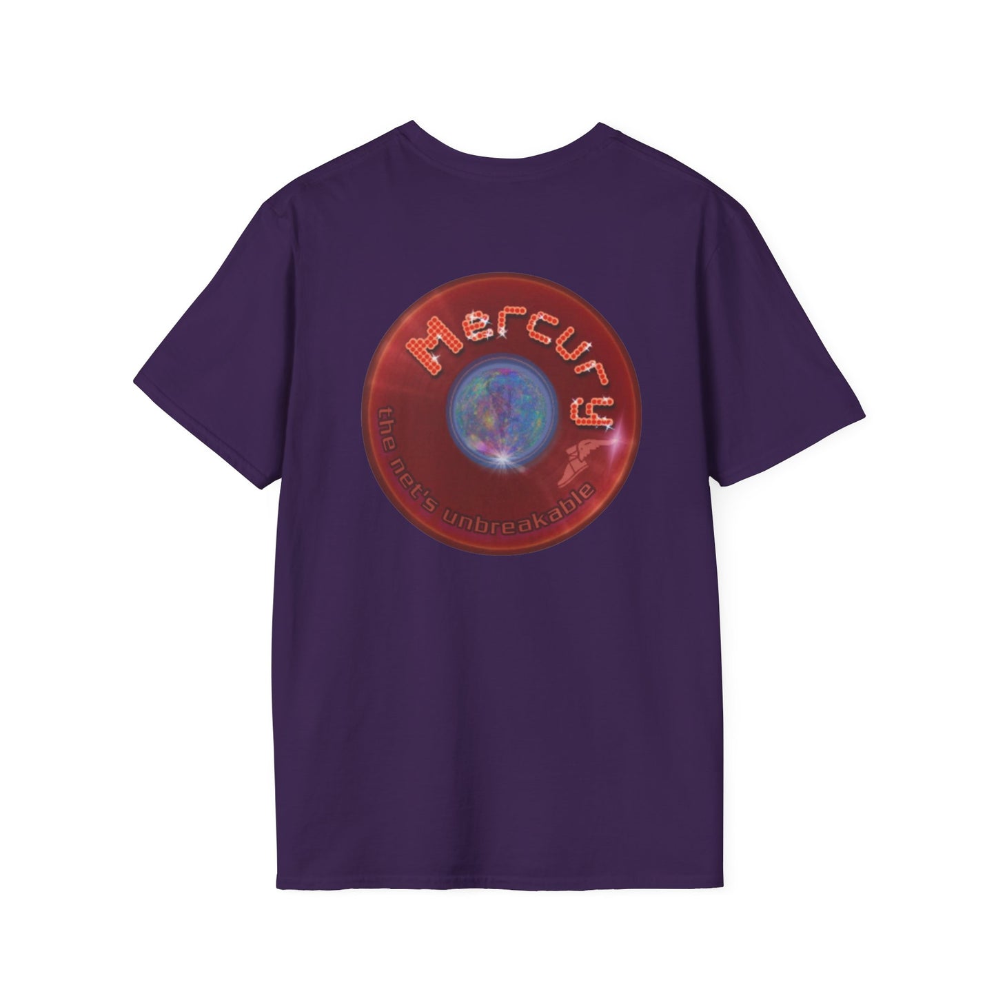 Classic Donut Tee - Unisex Soft-Style - "Donuts of the Gods" - series 1.0 - variant 2 - red donut