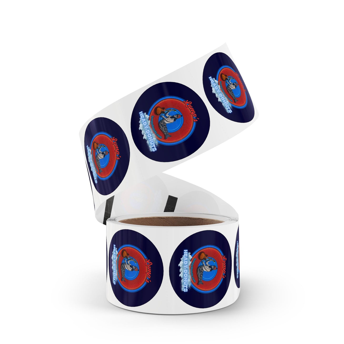 Marketing - Logo - Round Sticker Label Rolls - 50/100/250 count