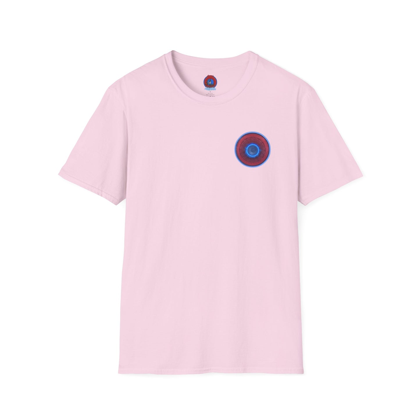 Classic Donut Tee - Unisex Soft-Style - "Homer's Pefect Donut" - series 1.0  - variant 3 - light blue edging
