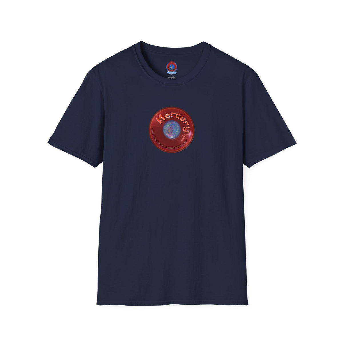 Classic Donut Tee - Unisex Soft-Style - "Donuts of the Gods" - series 1.0 - variant 5 - red donut
