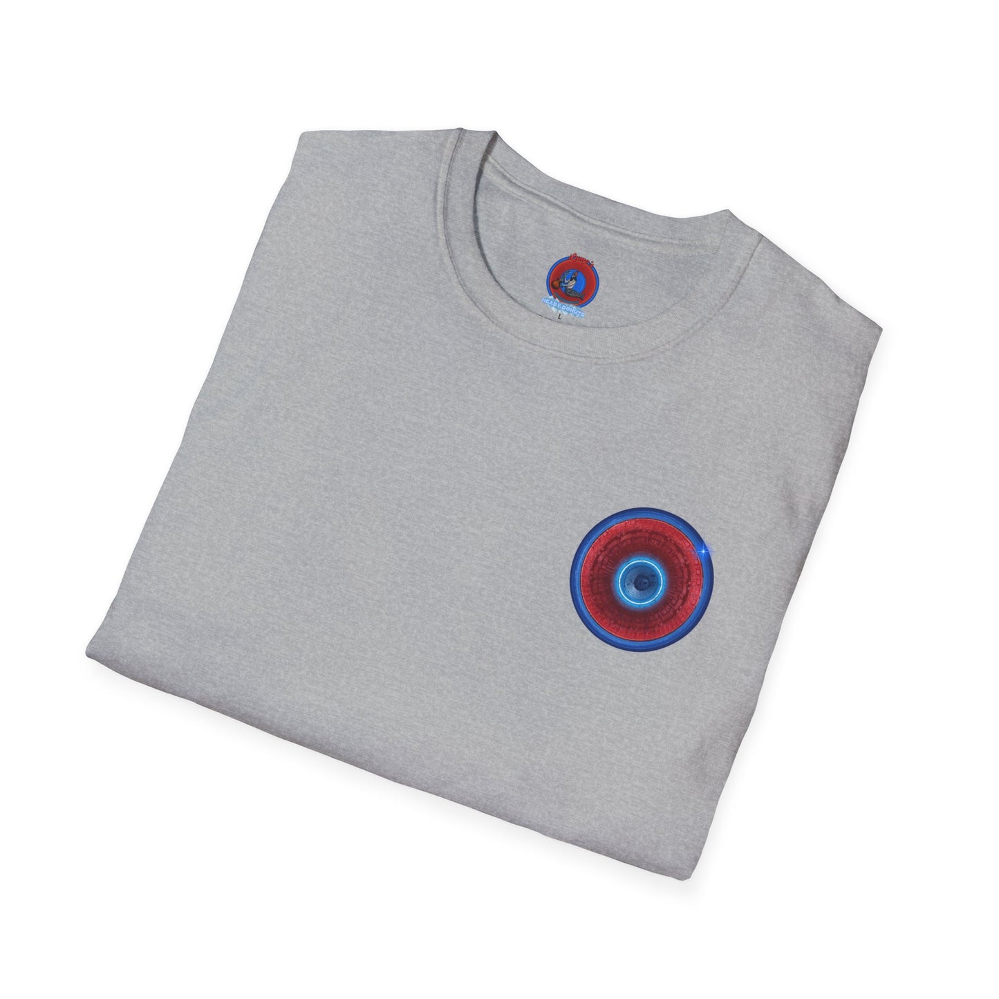 Classic Donut Tee - Unisex Soft-Style - "Homer's Perfect Donut" - series 1.0  - variant 2 - dark blue edging