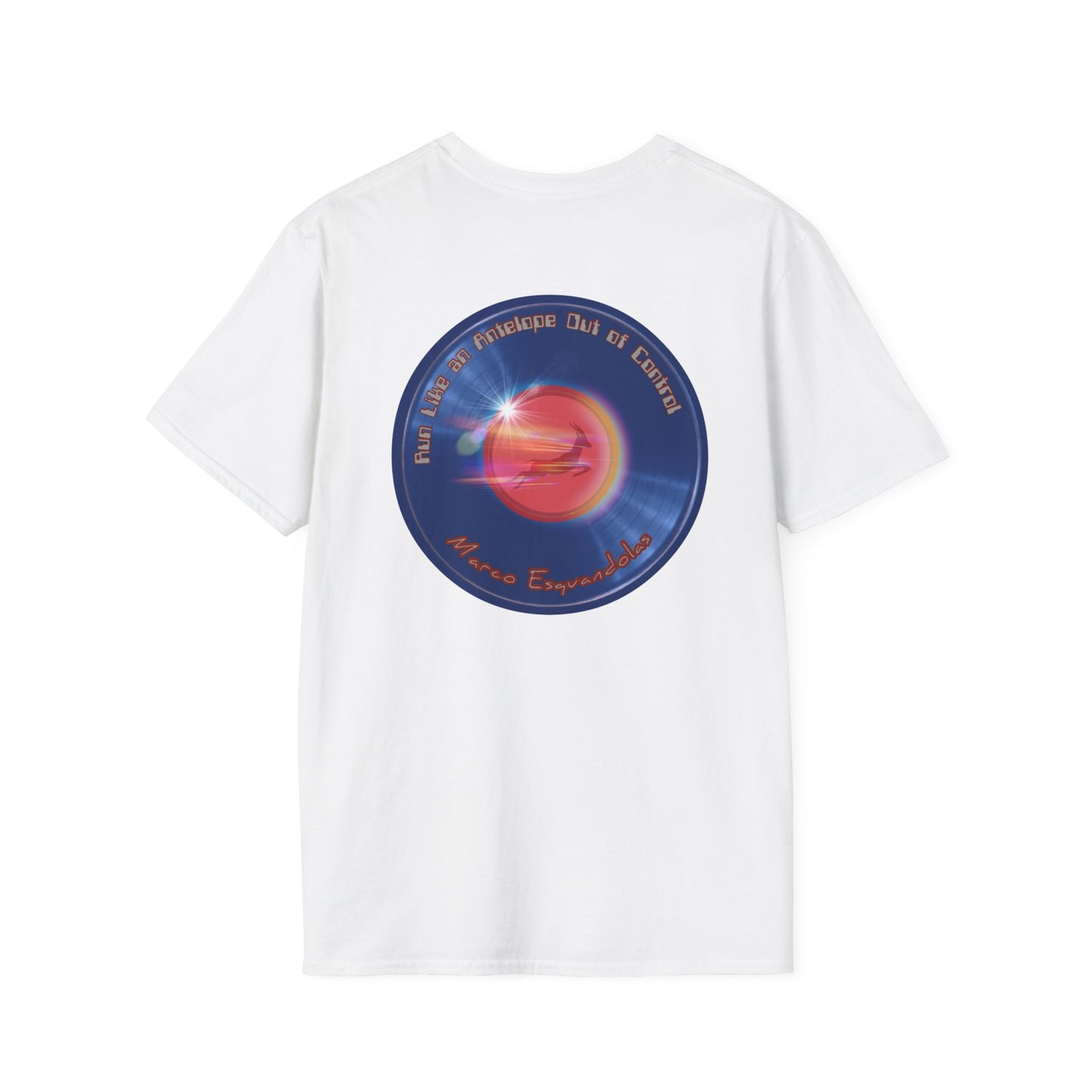 Classic Donut Tee - Unisex Soft-Style - "Marco's Preferred Donut" - series 1.0 - blue donut
