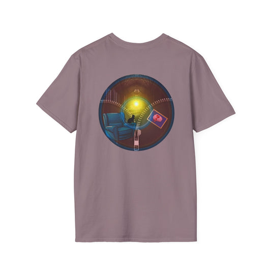 Classic Donut Tee - Unisex Soft-Style - "Donuts Going Through My Mind Mind Mind" - vivid pic donut