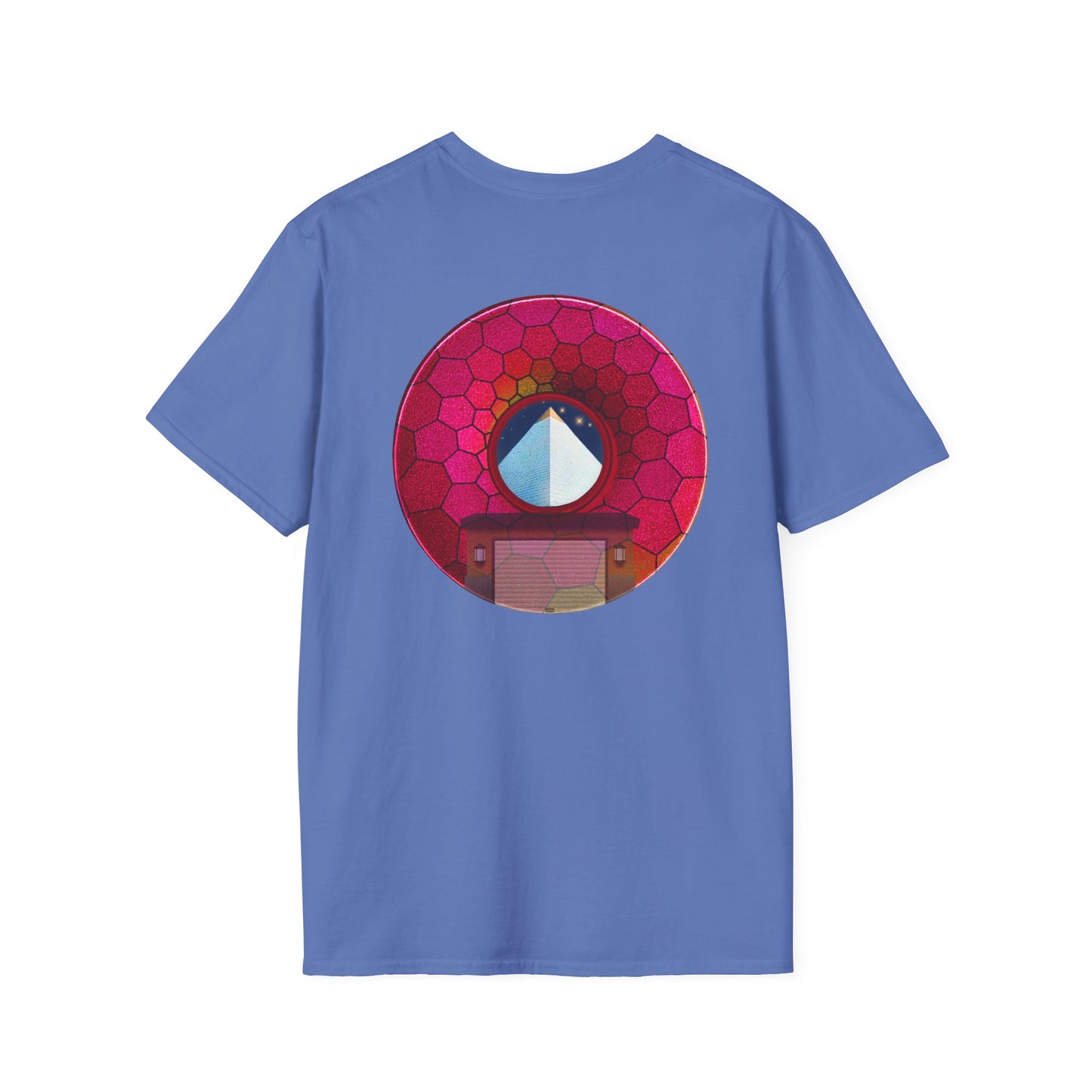 Classic Donut Tee - Unisex Soft-Style - "Limestone Donuts so Large" - variant 6 - green hexadonut