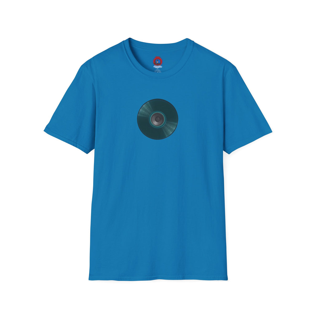 Classic Donut Tee - Unisex Soft-Style - "The Plain Record Donut" - series 1.0 - dark teal green