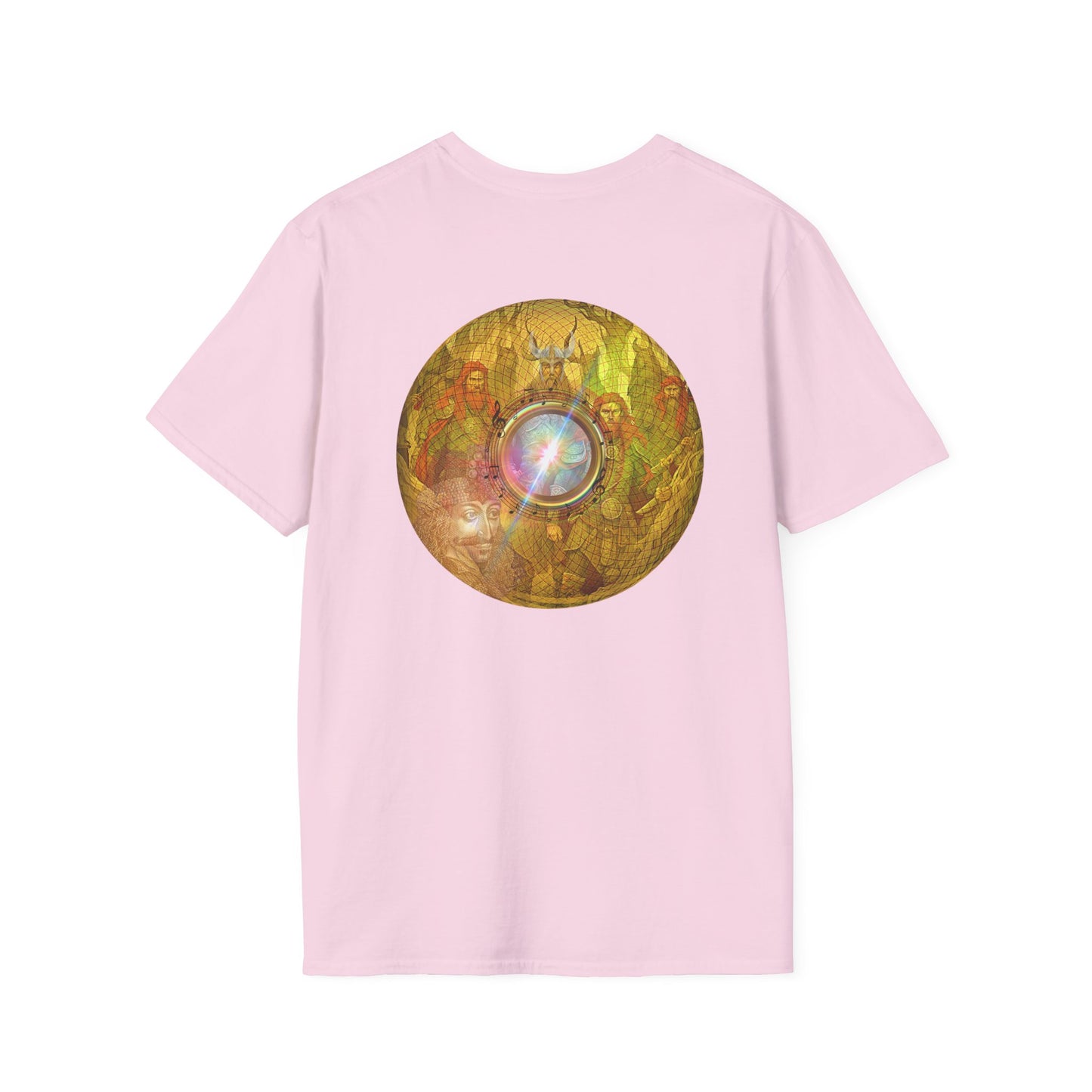 Classic Donut Tee - Unisex Soft-Style - "Vlad's Royal Donut Stash" - golden symmetrical donut
