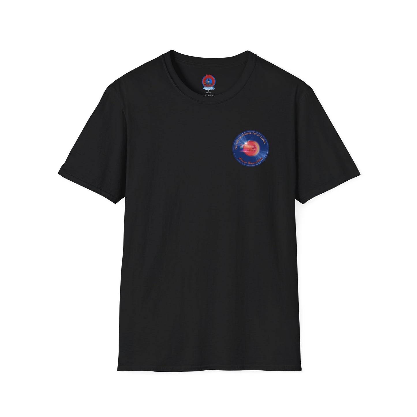 Classic Donut Tee - Unisex Soft-Style - "Marco's Preferred Donut" - series 1.0 - blue donut