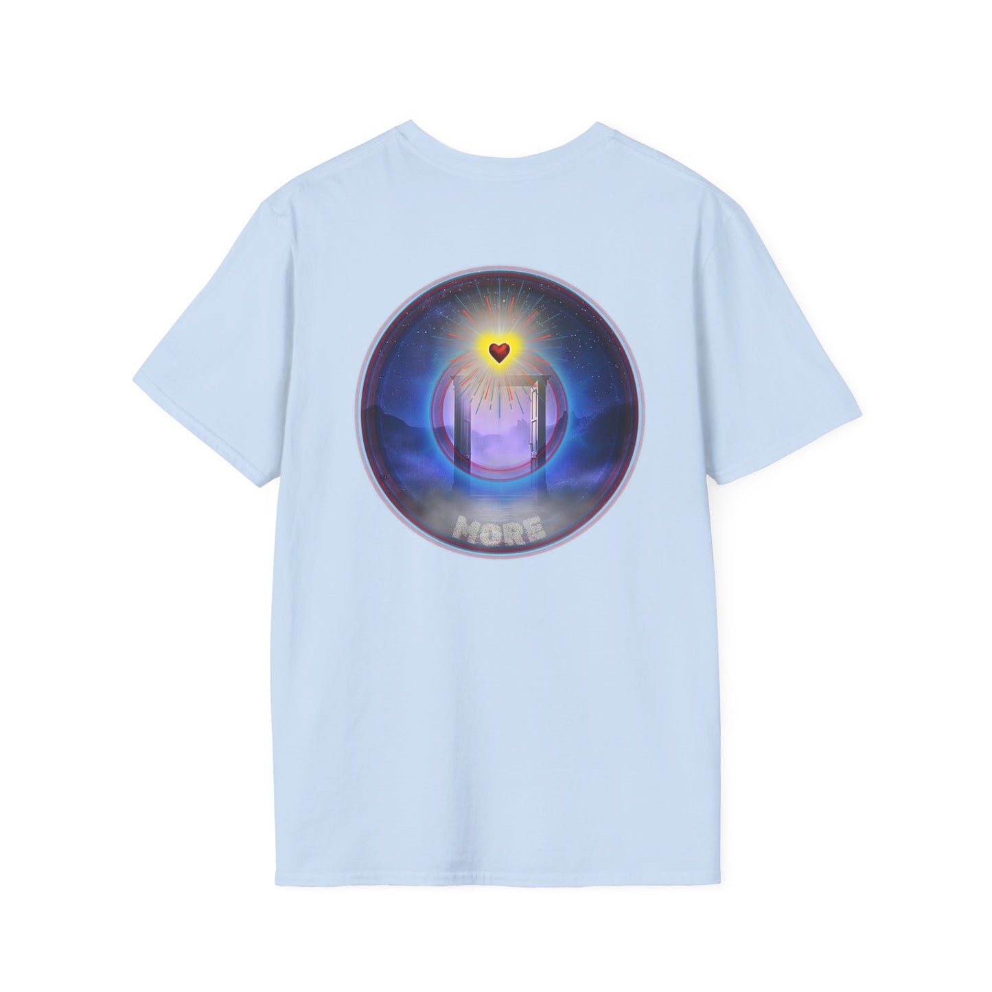Classic Donut Tee - Unisex Soft-Style - "The Moring Donut' - vivid surreal donut