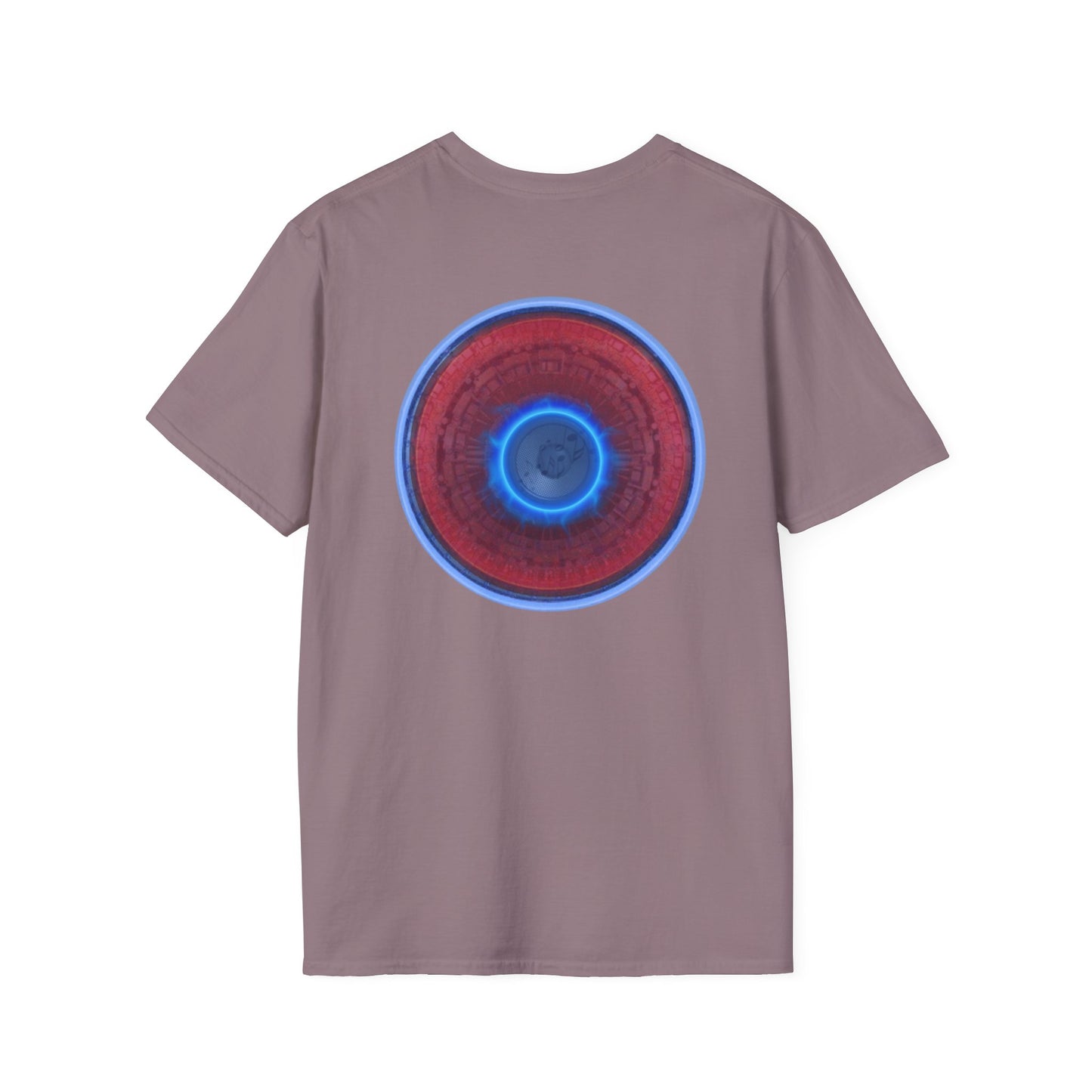 Classic Donut Tee - Unisex Soft-Style - "Homer's Pefect Donut" - series 1.0  - variant 3 - light blue edging