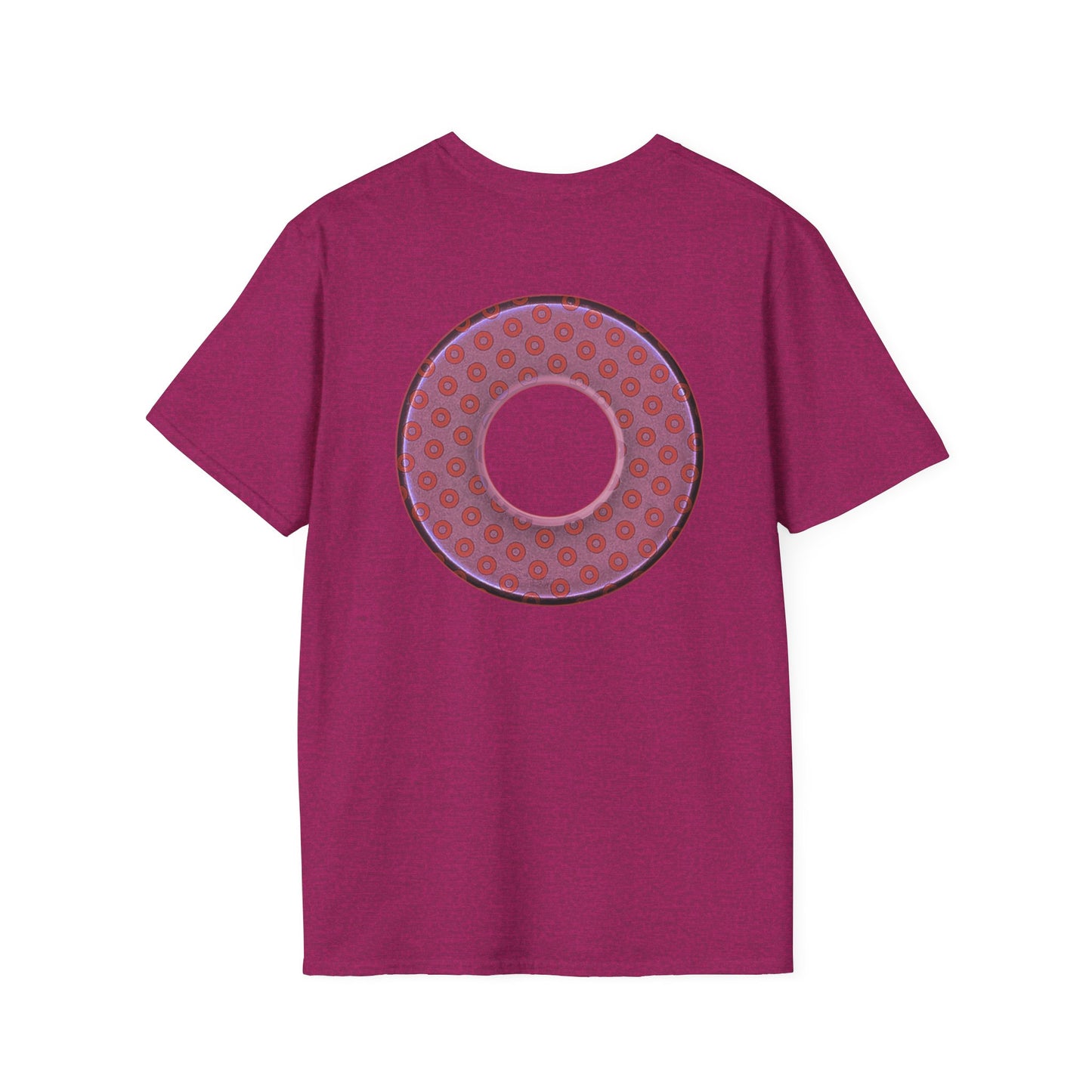 Plain Donuts/Unisex Soft-Style - "Plain Electric Paradoxical Donuts" - pink/mauve donuts