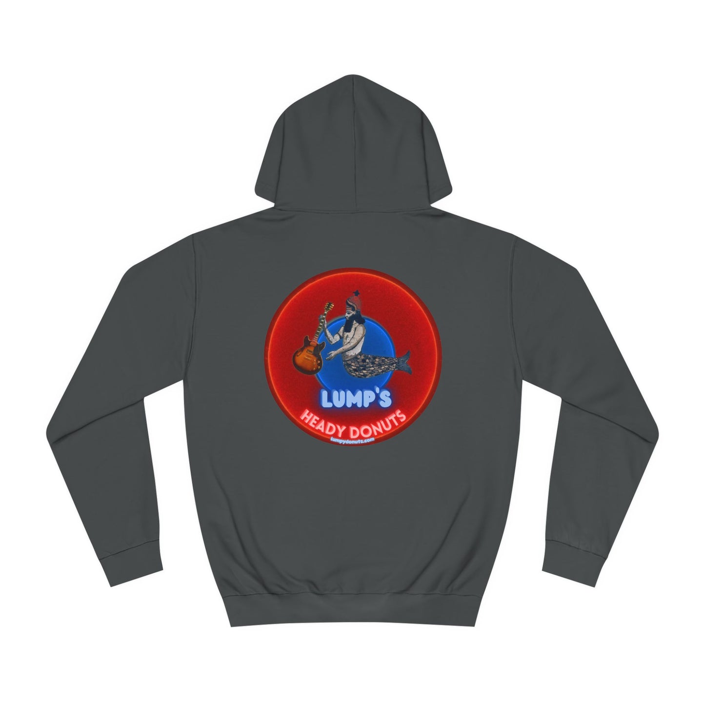 Harriette's Hoodie - with Lumpy Donuts - Official Lumpy Logo - Variant #2 - Red Donuts