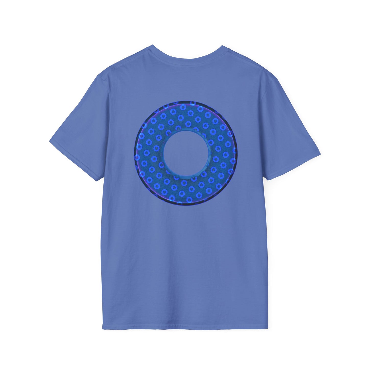 Plain Donuts/Unisex Soft-Style - "Plain Electric Paradoxical Donuts" - royal blue/dark blue donuts