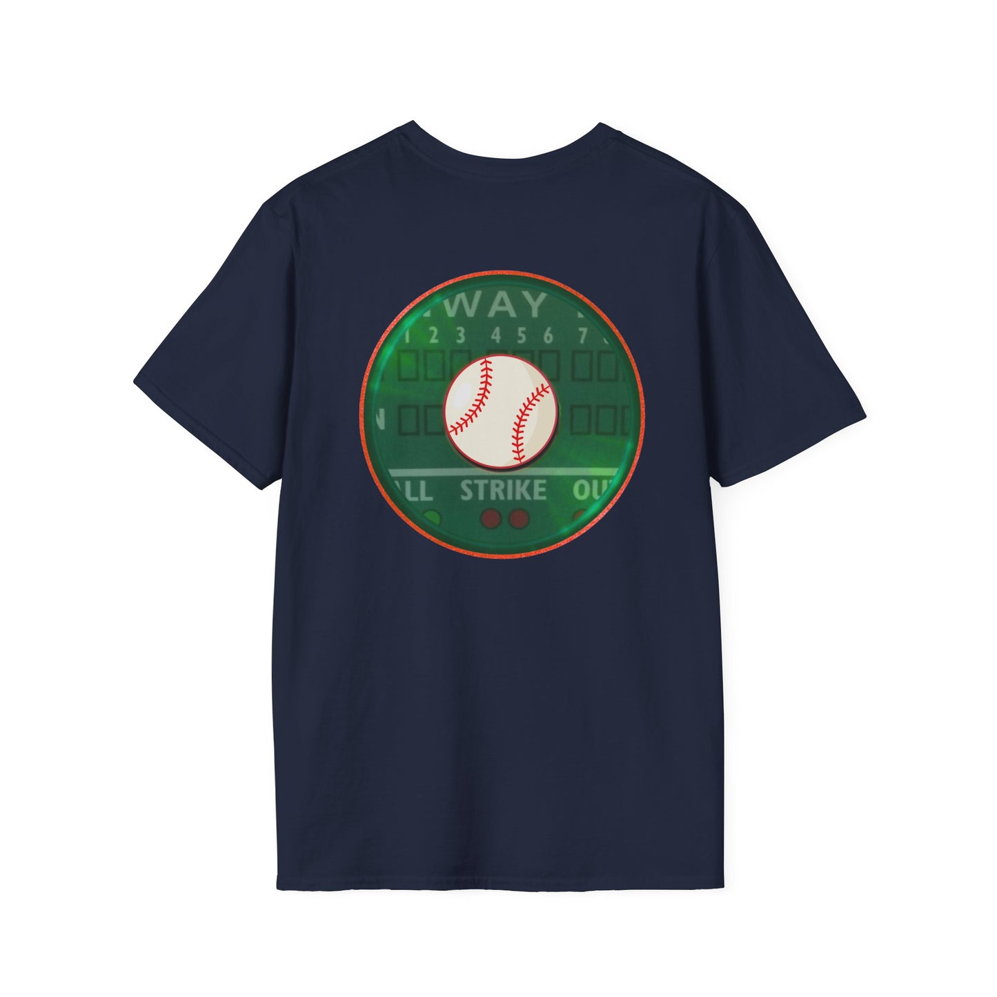 Classic Donut Tee - Unisex Soft-Style - "Phenway Ballpark Donuts" - vivid monsta donut - variant 2
