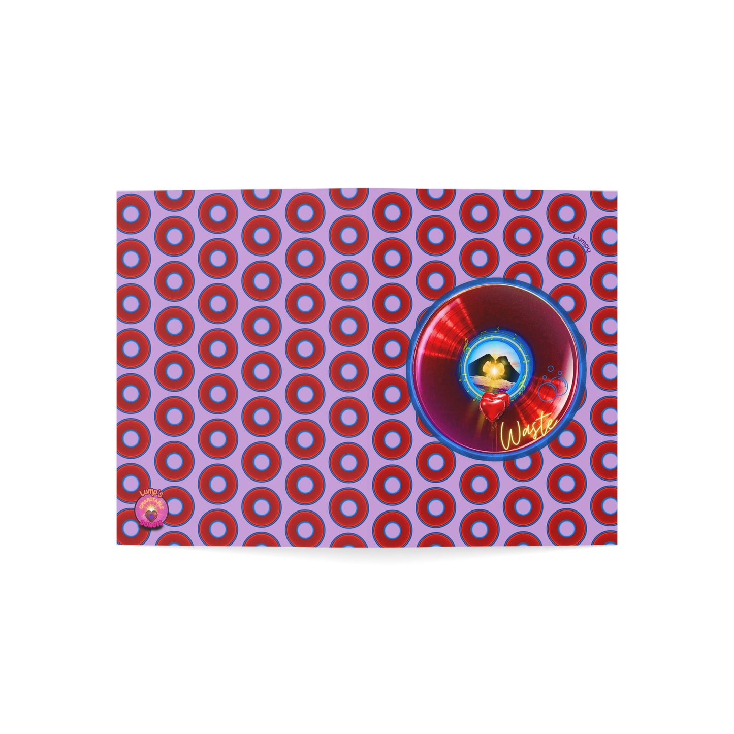 Lumpy Wishes - "Want to Share These Donuts?" - phriends/phamily greeting card series [*Charitable Product]