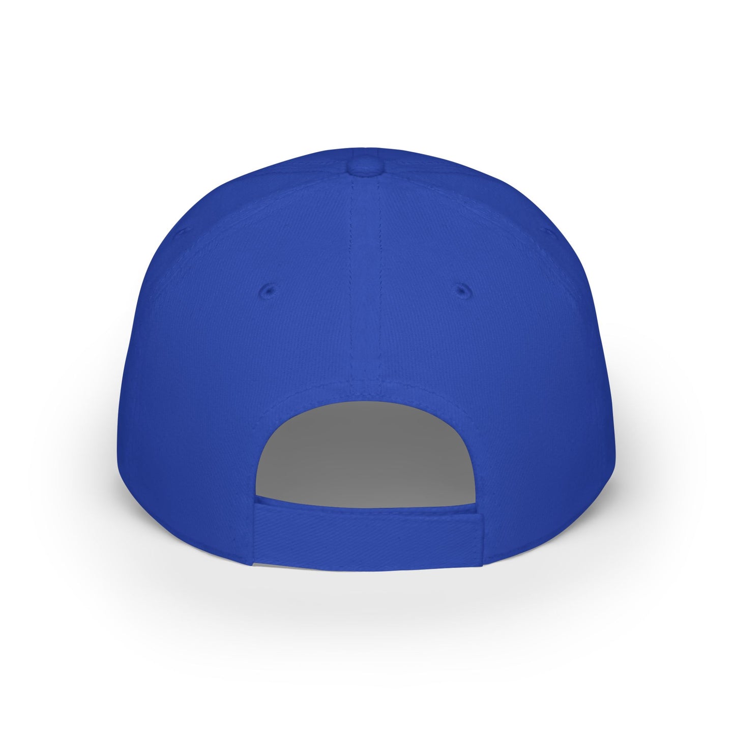 Lumpy Donut Baseball Cap - "Plain Paradoxical Wide Mouth Donut Cap" - paradoxical red/blue wide mouth donut w/ - variant 2