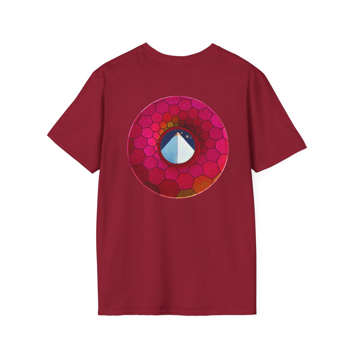 Classic Donut Tee - Unisex Soft-Style - "Limestone Donuts so Large" - variant 5 - green hexadonut