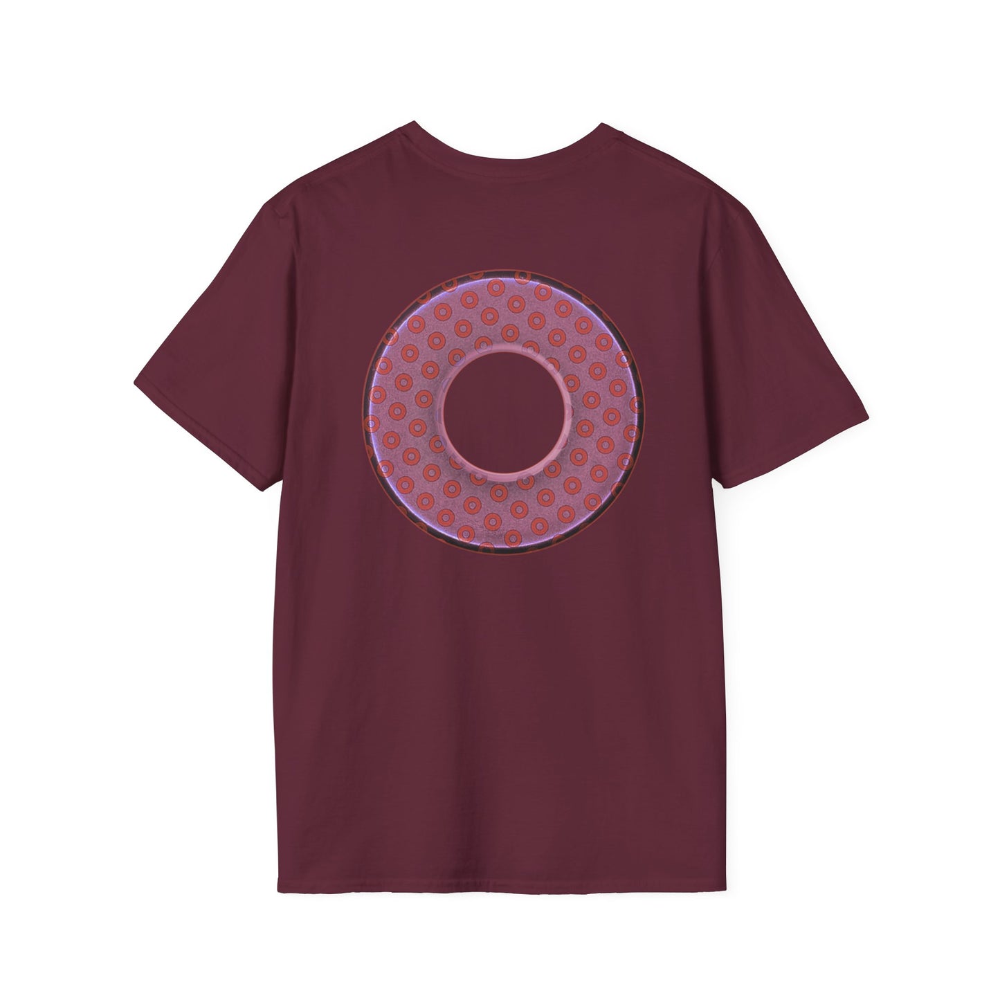 Plain Donuts/Unisex Soft-Style - "Plain Electric Paradoxical Donuts" - pink/mauve donuts
