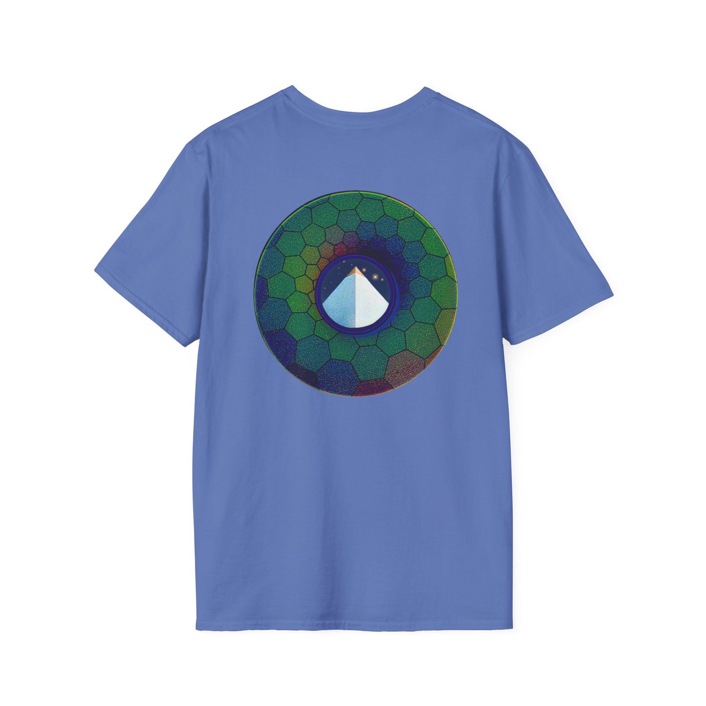 Classic Donut Tee - Unisex Soft-Style - "Limestone Donuts so Large" - variant 7 - green hexadonut