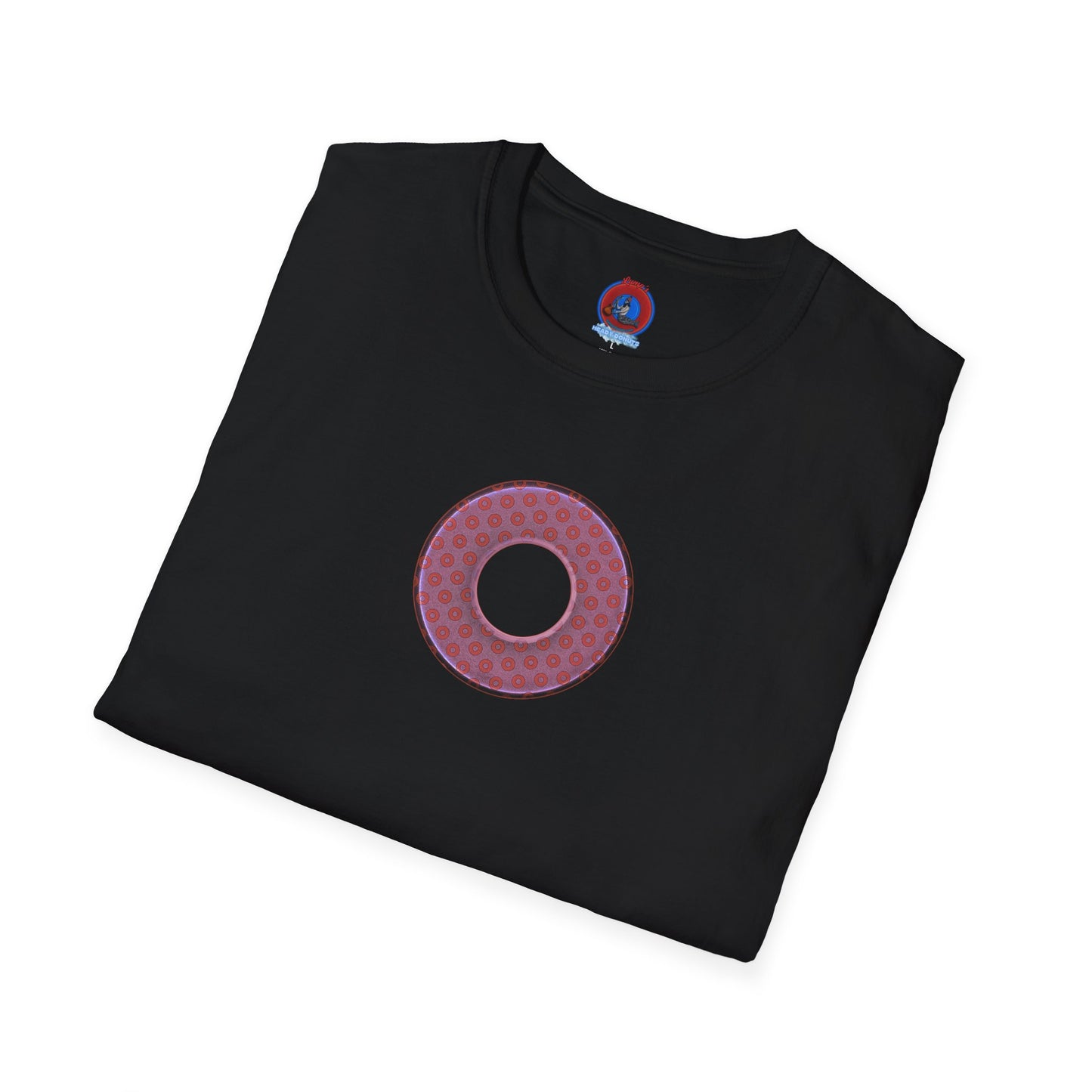 Plain Donuts/Unisex Soft-Style - "Plain Electric Paradoxical Donuts" - pink/mauve donuts