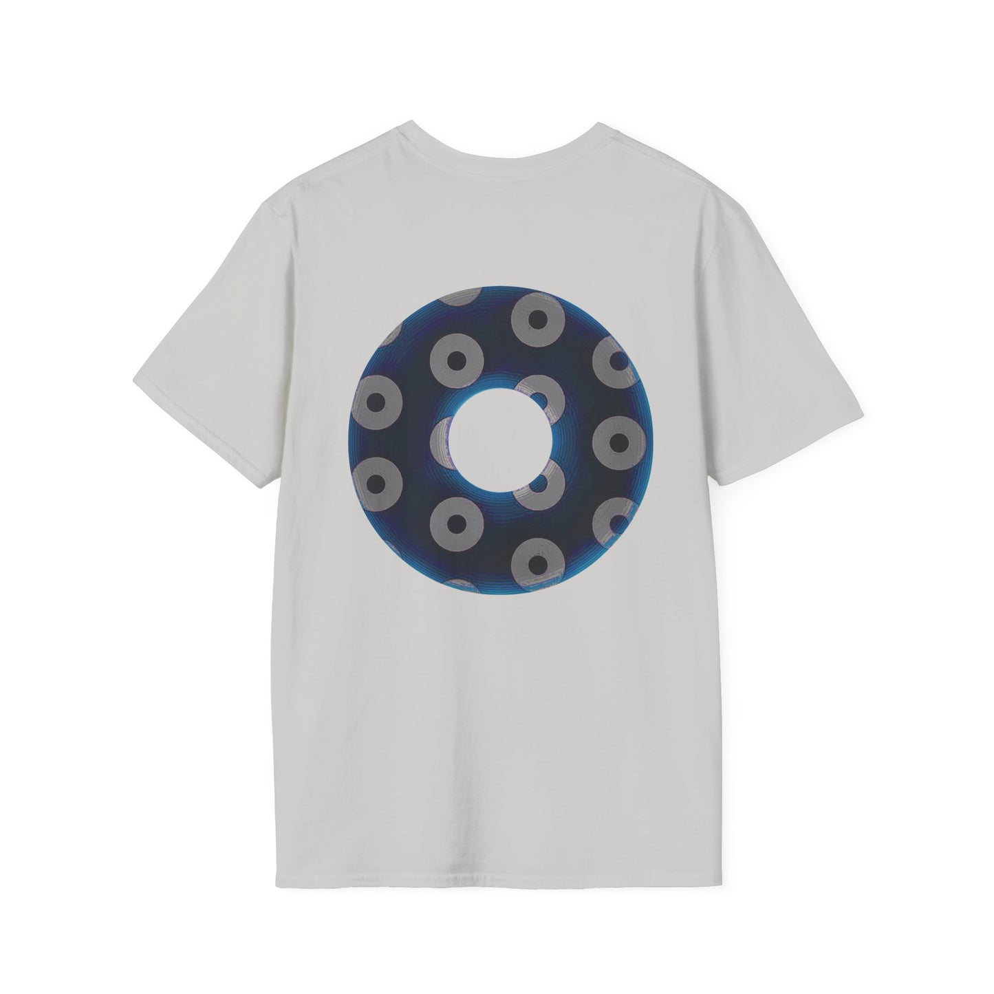 Plain Donuts/Unisex Soft-Style - "Plain Blimpy Paradoxical Donuts" - dark blue/gray donuts