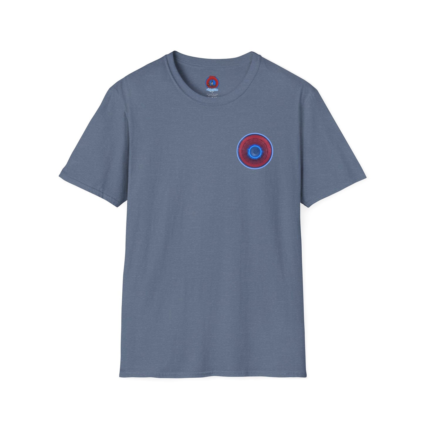 Classic Donut Tee - Unisex Soft-Style - "Homer's Pefect Donut" - series 1.0  - variant 3 - light blue edging