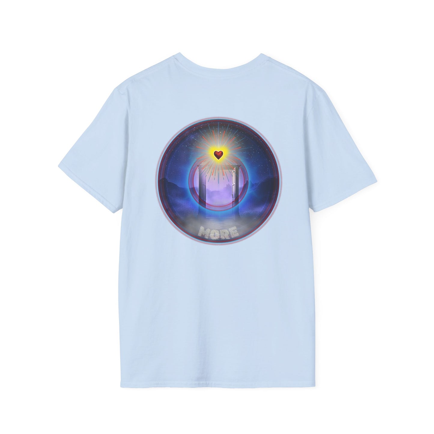 Classic Donut Tee - Unisex Soft-Style - "The More Charitable Donut" - series 1.0  - variant 2 - w/bling - [*50% to general charity fund]