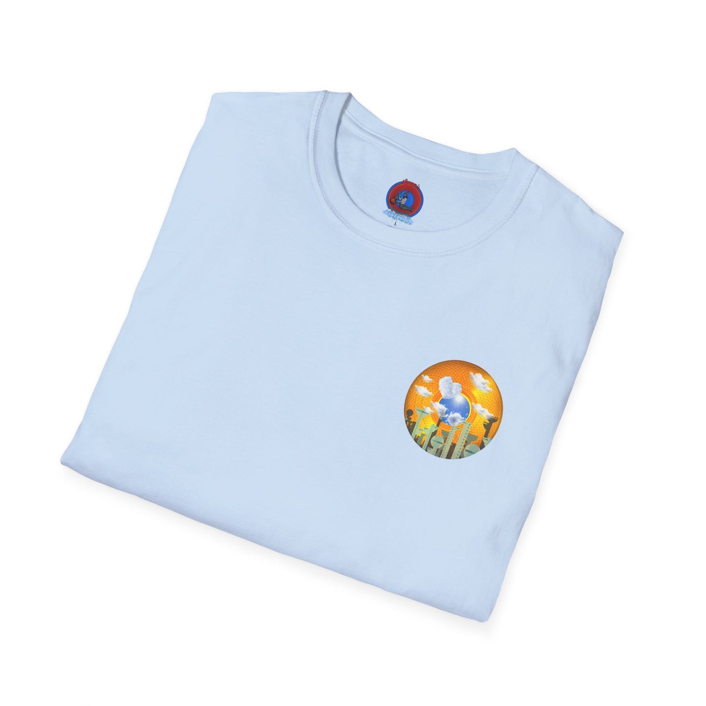 Classic Donut Tee - Unisex Soft-Style - "The Golden Age of Donuts" - golden donut