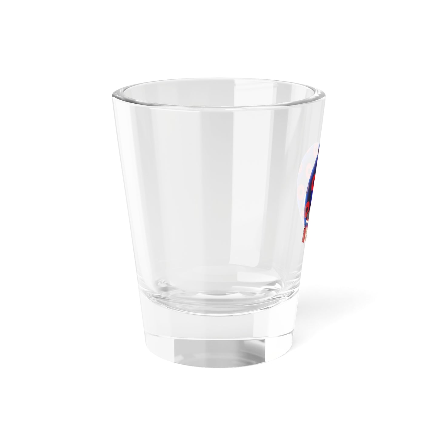 Bad Fishy Too - "Vlad's Impaling Shot Glass" - Shot Glass, 1.5oz - red/blue blimpy paradox donut