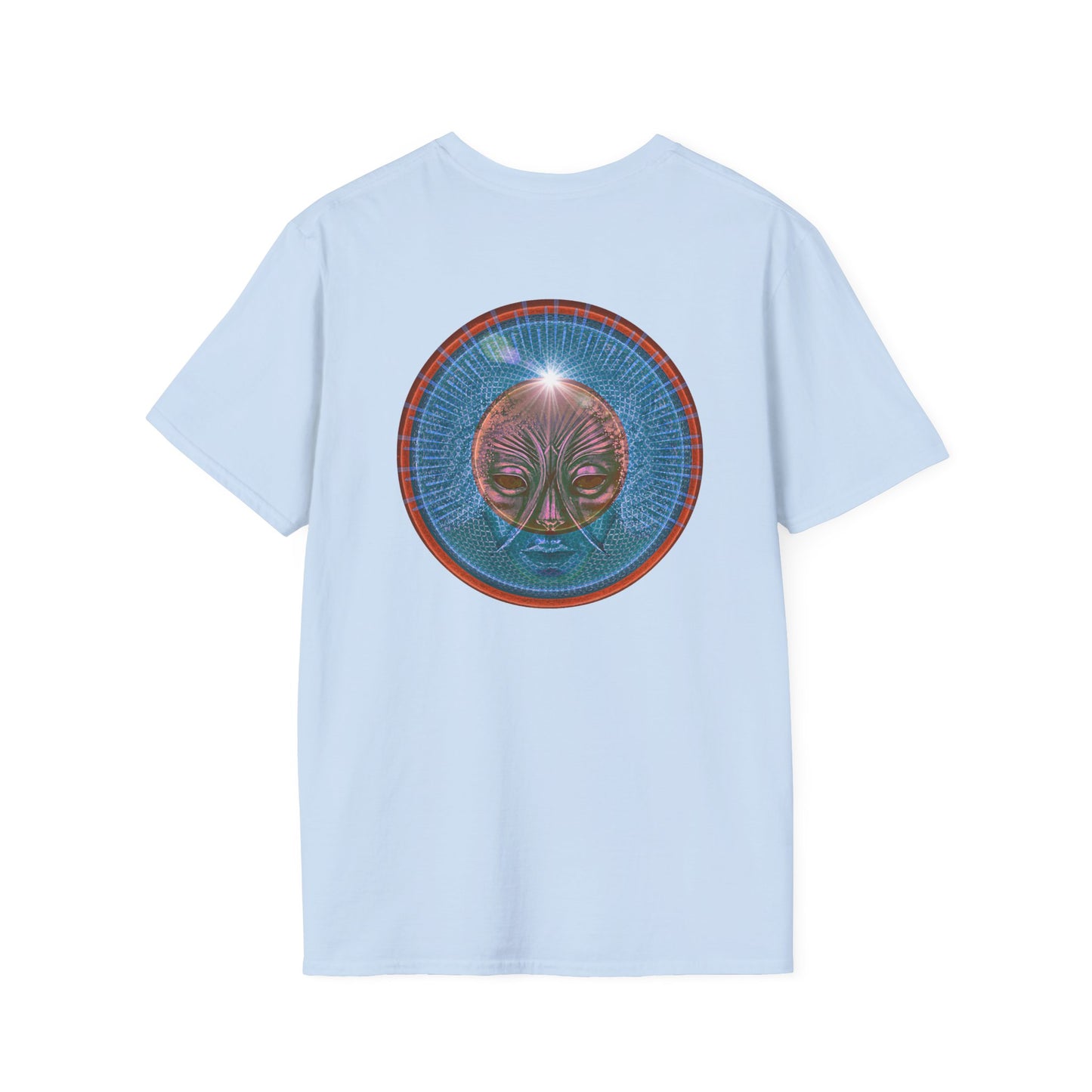 Classic Donut Tee - Unisex Soft-Style - "Donuts: Conjurers of Awesome" - series 1.0  - variant 1 - blue donut
